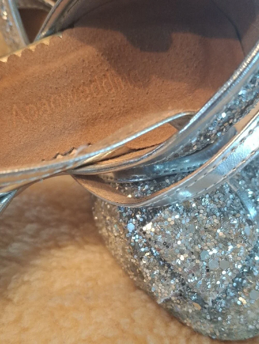Abaowedding shiny silver